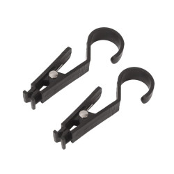 Crochet à pince pour grille d'exposition