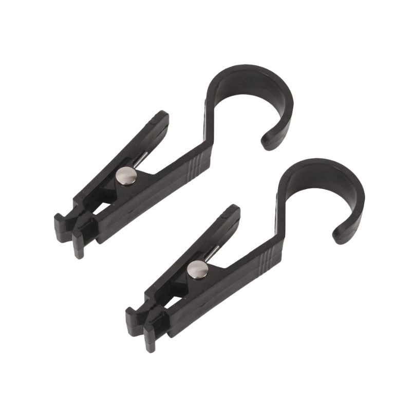 Crochet à pince pour grille d'exposition