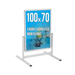 Chevalet stop trottoir 100 x 70 cm