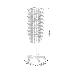 Dimensions du tourniquet brochures