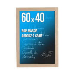 Tableau en ardoise avec cadre en bois